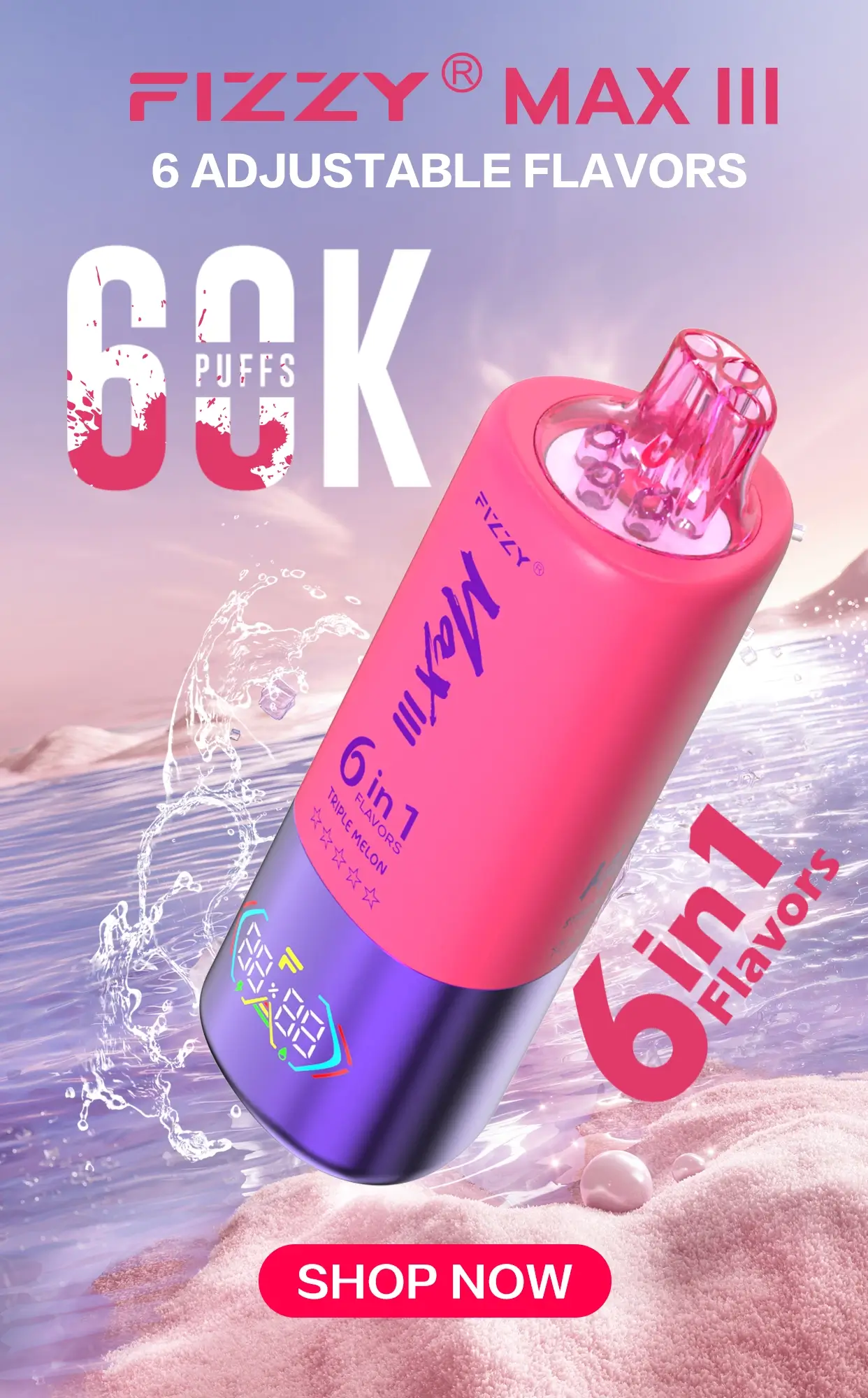 Max 60000+ Puffs