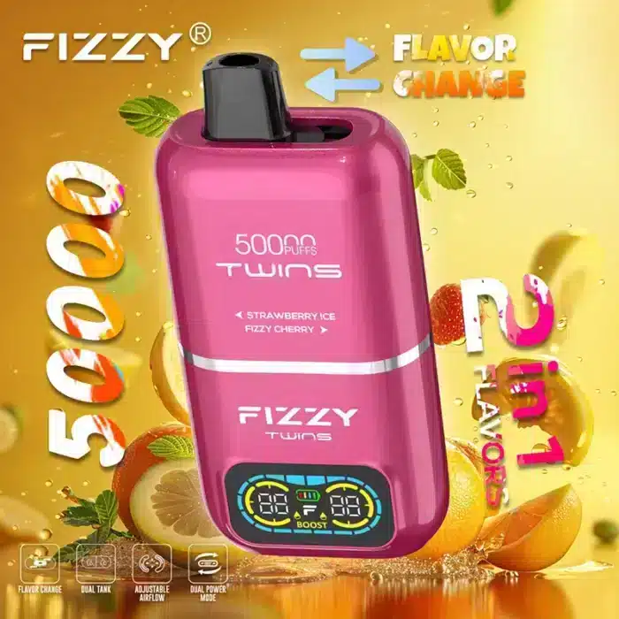 Fizzy Twins 50000 puffar engångsvape