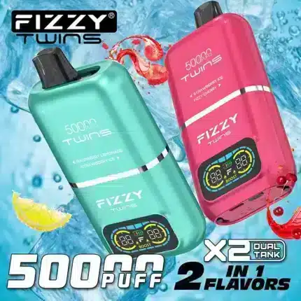 Fizzy Twins 50000 puffar engångsvape