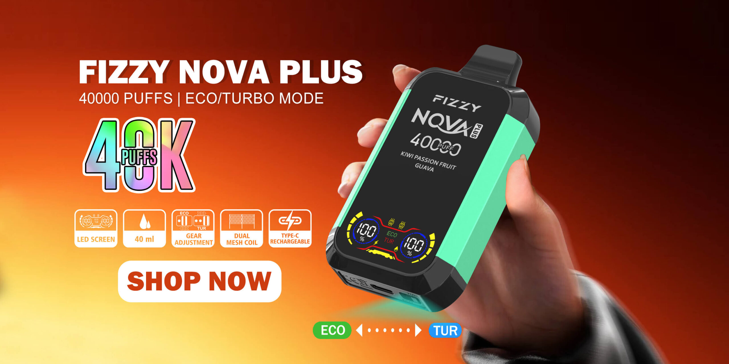 40K puffs vape
