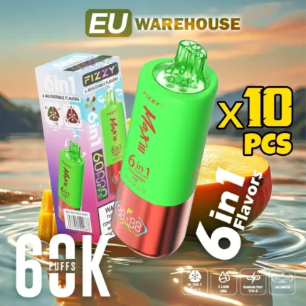 Fizzy Max 60000 Puffs Rechargeable Disposable Vape