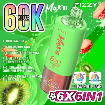 Fizzy Max III 6in1 60K 60000 Puffs-2-1