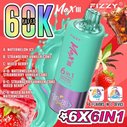 Fizzy Max III 6in1 60K 60000 Puffs-4-1