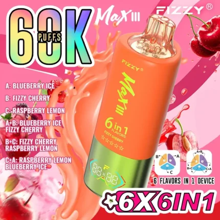 Fizzy Max III 6in1 60K 60000 Puffs-5-1