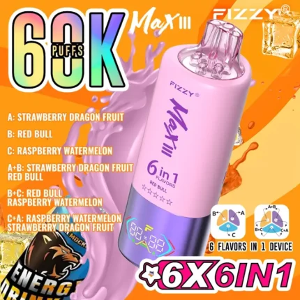 Fizzy Max III 6in1 60K 60000 Puffs-7-1