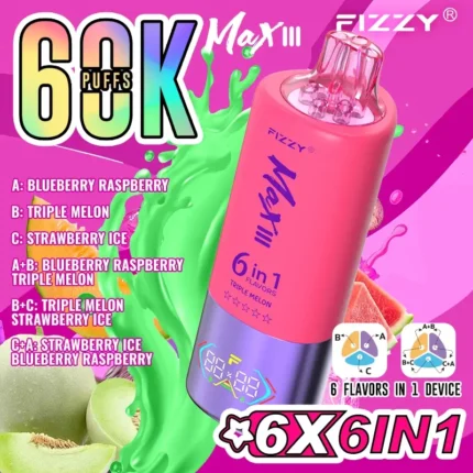 Fizzy Max III 6in1 60K 60000 Puffs-8-1