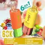 Fizzy Max III 6-in-1 60k 60000 Puffs Uppladdningsbar engångs Vape - Bild 8