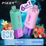 Fizzy Max III 6-in-1 60k 60000 Puffs Uppladdningsbar engångs Vape - Bild 9