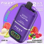 Fizzy Twins 50000 Puffs Love 66 & Strawberry Raspberry Candy