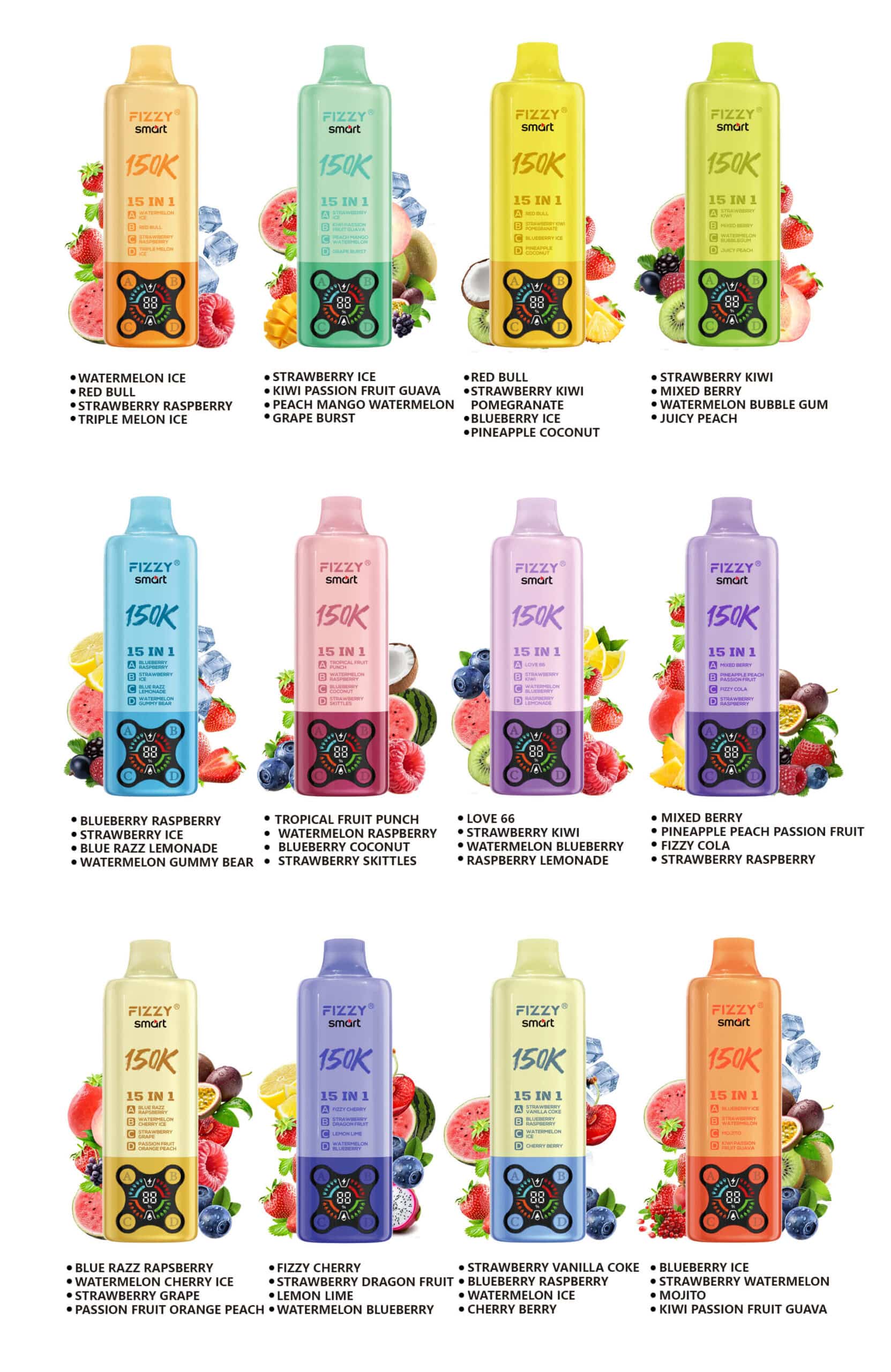 Fizzy 150K Puffs Wegwerpvape - 5